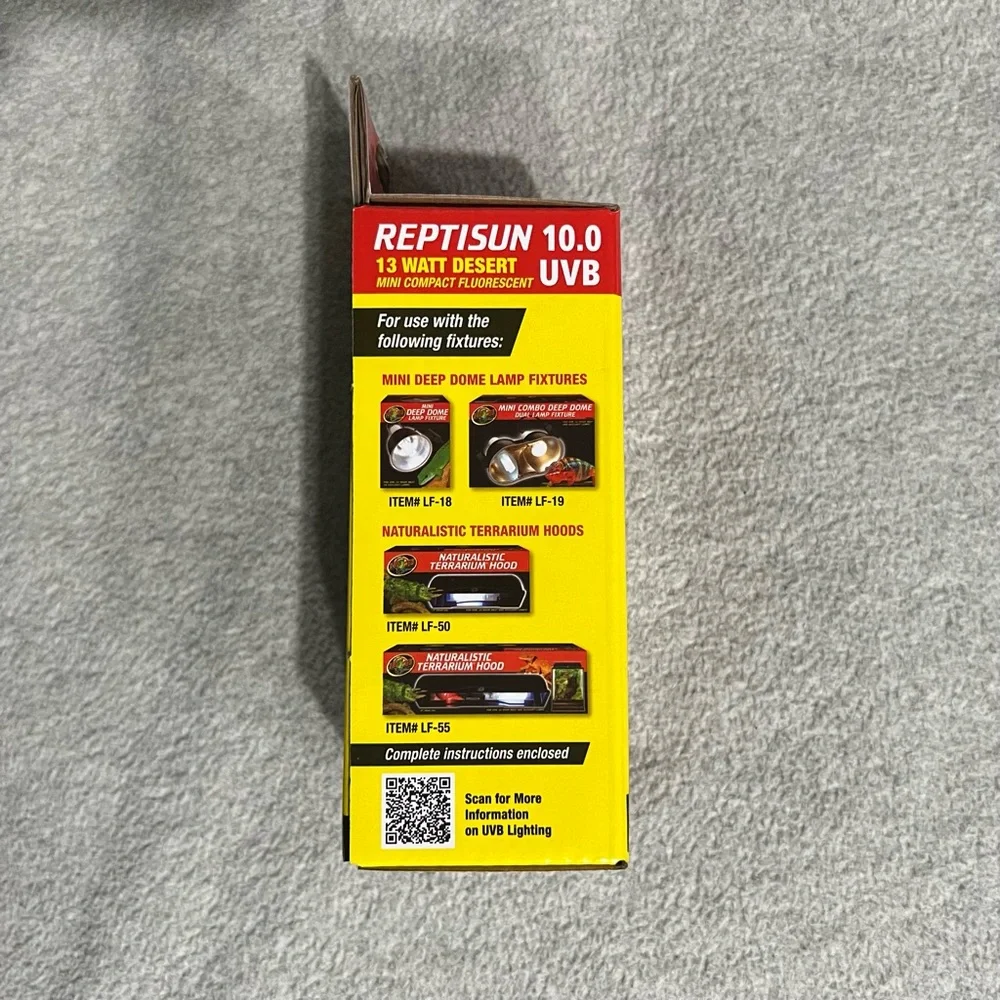 Zoo Med ReptiSun 10.0 Mini Compact Fluorescent Lamp 13 Watts